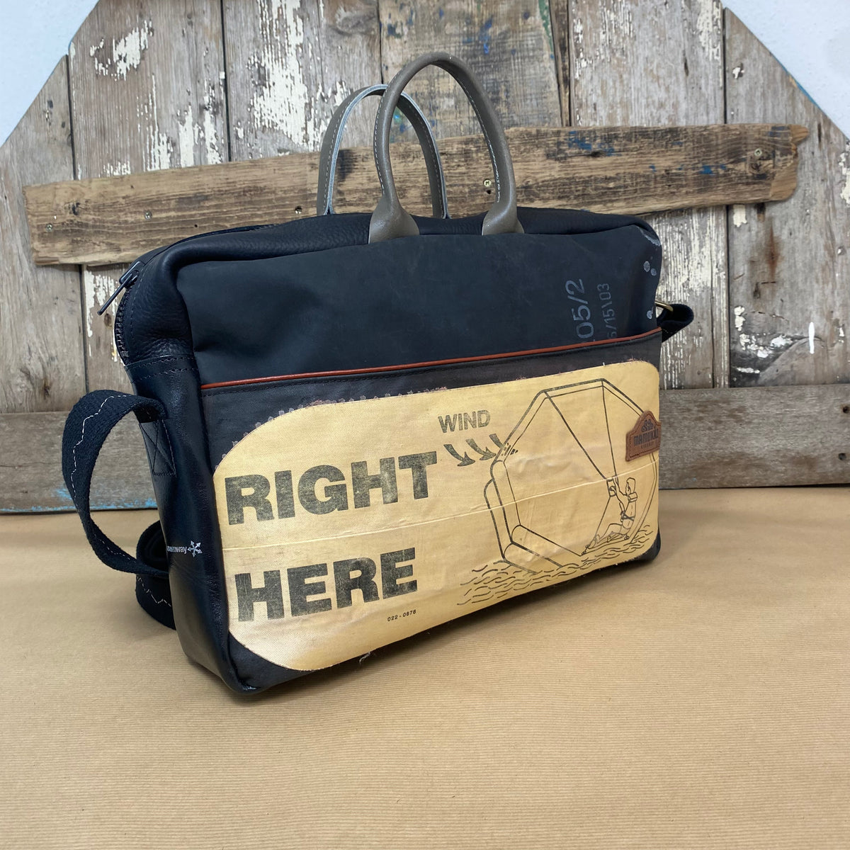 13” Captain Laptop Bag ( Right Here )